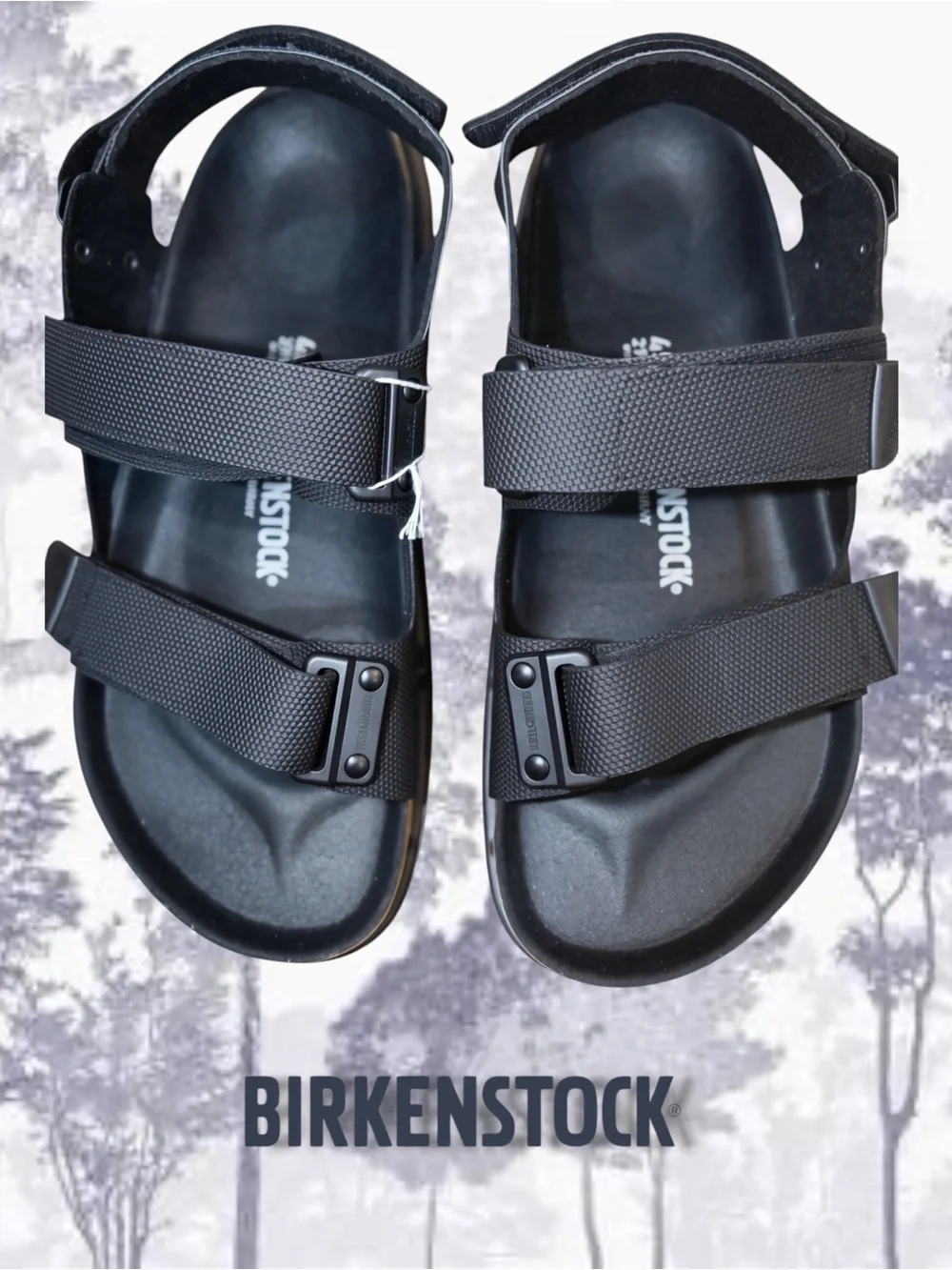 NWT Birkenstock Tatacoa Futura Black Men's Sandals Size 45 / US 12-12.5 NIB